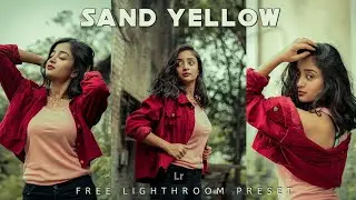 Lightroom Mobile Preset Free DNG | Sand Yellow Lightroom Preset Free | lightroom presets