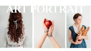 ART PORTRAIT photography at home - Little Women Inspired Photoshoot