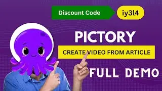 Pictory AI - How To Create YouTube Video From An Article Url