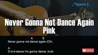 Pink - Never Gonna Not Dance Again Guitar Chords Lyrics