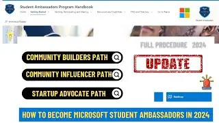MLSA Community Path Update 2024 | Community Influencer Path | Community Builder Path | Startup Path