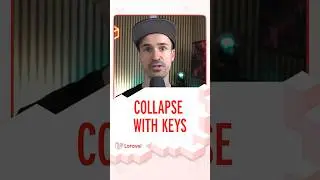 Collapse with Keys #laravel #php #coding #shorts