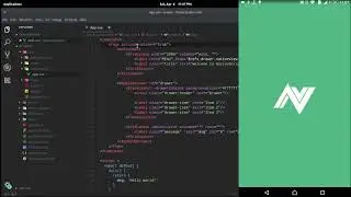 Nativescript-vue Tutorial #001 RadSideDrawer over ActionBar |Android navigation drawer android tut