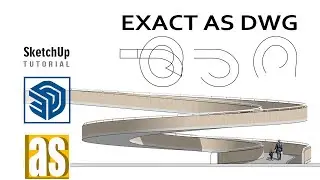 How to Create Spiral Ramp in SketchUp | SketchUp Tutorial