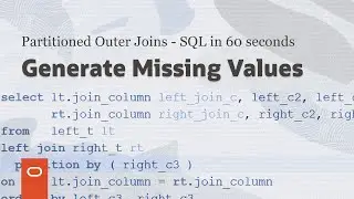 Partitioned outer join - SQL in 60 seconds 