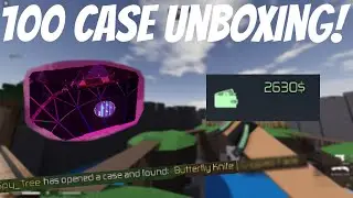 105 Neon Case Unboxing In Counter Blox: Modded! (I got a knife!)