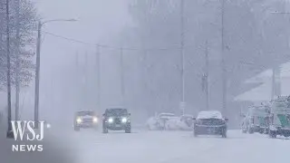 Severe Weather Lashes Central U.S. as Blizzard Conditions Head East | WSJ News