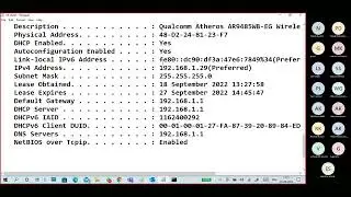 (N2) How to check IP Address , What is IP Address, MAC Address, DHCP, DNS, Default Gateway, APIPA