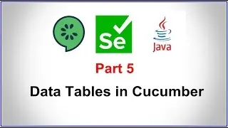 BDD Cucumber Part5 | DataDriven Testing | Data Tables in Cucumber | Parameterization in Cucumber