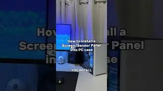 How to install a Screen into your PC the EASY way | PC Case Screen Sensor Panel 
