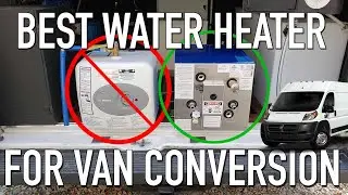 Best Water Heater For Van Conversion - Camco Kuuma Coolant & Electric Free Hot Water in Promaster