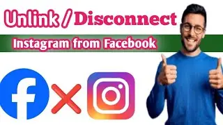 how to disconnect Facebook accounts from Instagram 2024 | Disconnect Instagram| Unlink