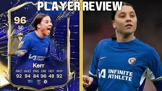 GOAL MACHINE! 96 TOTY SAM KERR PLAYER REVIEW! EA FC 24 ULTIMATE TEAM