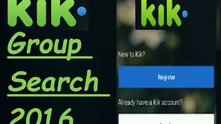 How to Join Kik Group 2017 / Enable KIK Group Search Again - 2017