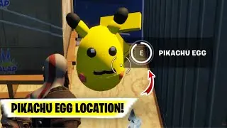 Fortnite PIKACHU EGG | Egg Hunt 2 Movie Set Area Eggs | Where is PIKACHU EGG in Egg Hunt 2