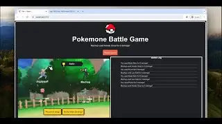 Pokemon Battle Game with React Js - Full Project Tutorial