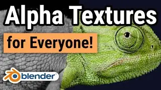 Blender Sculpting - Alpha Textures for free Tutorial