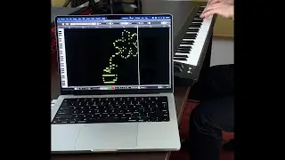 Drawing a Flower With a Piano (Live MIDI Art)