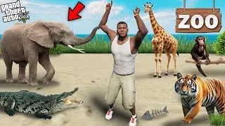 GTA 5 : Franklin Opened A Zoo In GTA 5 !