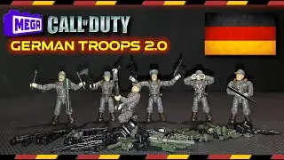 MEGA BLOKS WWII CALL OF DUTY KNOCK OFF [ GERMAN TROOPS 2.0 ] Detailed Review