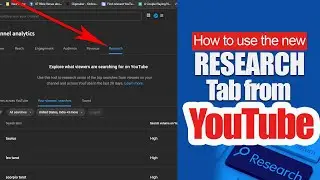 How to use Research tab on YouTube | Get More Views