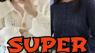 Самые шикарные кофточки, кофты на пуговицах. The most chic blouses, sweaters with buttons.