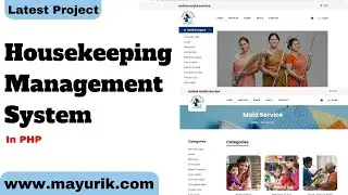 Housekeeping management system | maid hiring management system | Source Code & Projects