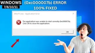 The Application Was Unable To Start Correctly (0xc00007b). Click Ok To Close The Application | 2024