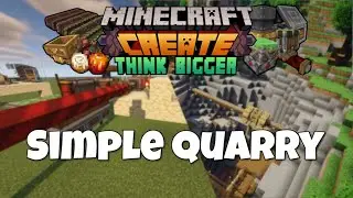 Minecraft Create Mod Tutorial - Simple Quarry Ep 38