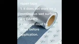 facts about Butyl Waterproof leakage repair tape #leakage #home #repair #crack