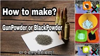 Making Blackpowder- for Sounding Solid Rocket Motor Igniter Charge