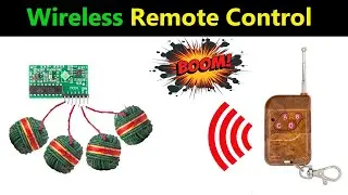 How to Make Wireless Remote Control Fire Crackers | Safe Remote Control Boom