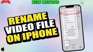 How to rename video file on iPhone 2024 | Rename Video on iPhone