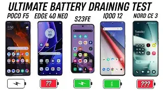 Mega Battery Drain Test - Best Selling Smartphones [Episode 1]