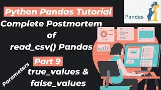 24.  Complete Postmortem of read_csv() Pandas | Part 9 | true_values & false_values parameters