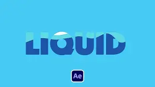 How to Create a Liquid Title in After Effects | Tutorial