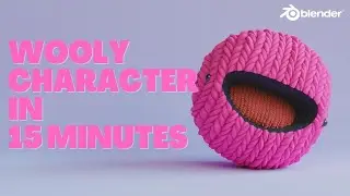 BLENDER TASTY TUTORIALS: WOOLY CHARACTER IN 15 MINUTES!