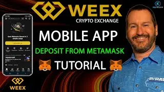 WEEX MOBILE APP - How to transfer crypto from metamask to Weex using the mobile app - tutorial