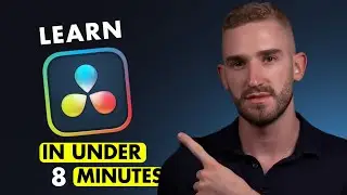 Learn Davinci Resolve in 8 Minutes - Tutorial for beginners