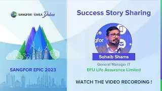 EFU Life Assurance (Pakistan) Sharing | EFU Life's General Manager IT Sohaib Shams