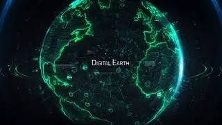 Digital Earth Title (After Effects template)