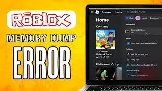 How To Fix Roblox Memory Dump Error (2024) Simple Method