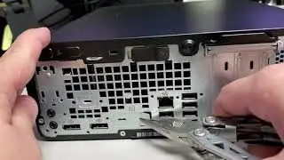 HP ProDesk 600 G4 SFF Video Port Cover Removal