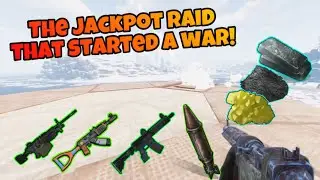 The JACKPOT Raid That Started A WAR! - Rust Console Edition