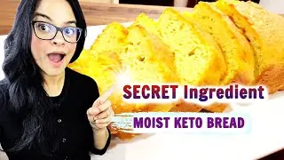 Super EASY and MOIST Keto bread