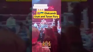 ‼️Oleksandr Usyk and Tyson Fury!  Олександр Усик та Тайсон Ф'юрі #усик #фюри #furry #news #ukraine