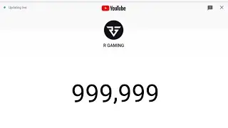 1 Million Subscribers Count | Live | Fake Subscriber Count This Video |