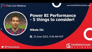 Power BI Performance – 5 Things To Consider! by Nikola Ilic