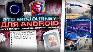 Это MIDJOURNEY Для Android | Нейросети Для Генерации Фото на Android | САМЫЙ ПОДРОБНЫЙ ОБЗОР И ГАЙД