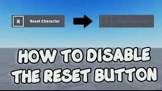 HOW TO DISABLE THE RESET BUTTON IN ROBLOX STUDIO 🛠️ Roblox Studio Tutorial 🛠️